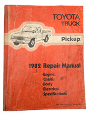 Toyota Pick-up Truck 1982 OEM Shop Service Repair Manual DIY Engine Guide 4X4 AC