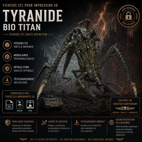 Fichier stl titan bio - titan,