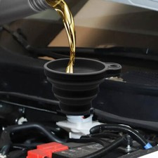 Silicone Funnel Foldable Car Engine Liquid Washer Fluid Change Funnel Universal