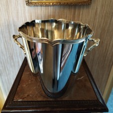 P.B Goldsmith Champagne Bucket in Silver Metal