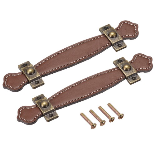 Tiroir tirette 2pcs cuir - tiroir,