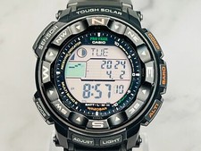 Casio Pro Trek PRW-2500 Protrek Triple Sensor Tough Solar Watch Used Fast Ship