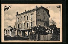 Old postcard St-Just-en-Chevalet, Hotel Moderne 