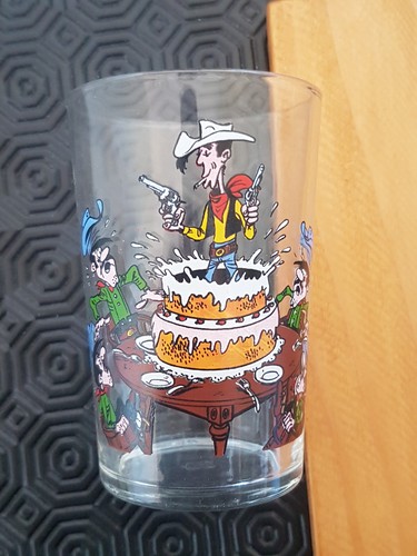 Verre lucky luke - verre, astérix