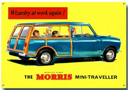 Morris mini traveller - traveller, métal