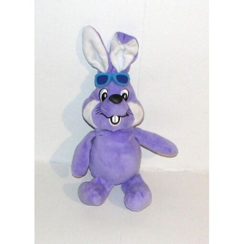 Doudou peluche lapin milka - peluche,