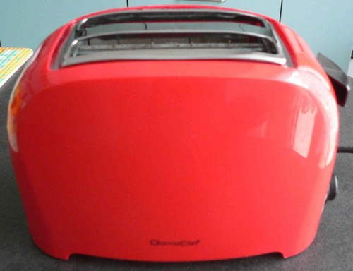 Grille pain rouge 2 fentes - rouge,