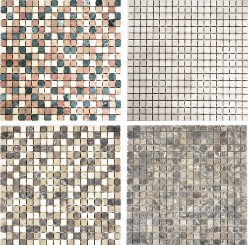 Carrelage marbre mosaïque - en,