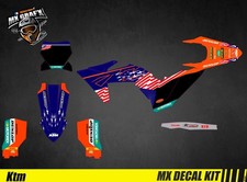 Kit Déco Moto pour / Mx Decal Kit for Ktm SX / SX-F - Team USA 24