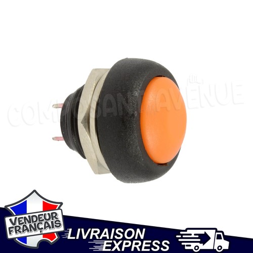 Interrupteur orange rond - interrupteur,
