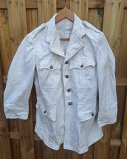 Veste Vareuse Blanche Coton