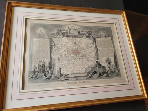 Carte ancienne département - carte,