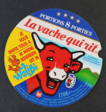 Etiquette fromage VACHE QUI RIT WALIBI  8 portions 170g 574MZ Rabier VQR 148