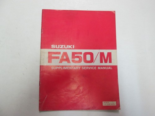 1981 suzuki fa50 - suzuki, fa50/m