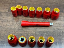Wiha 13 Piece Insulated 3/8" Drive Inch/Metric/SAE Sockets & Extension Germany