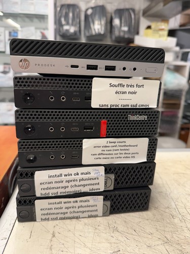 Lot mini hp lenovo - mini, pc