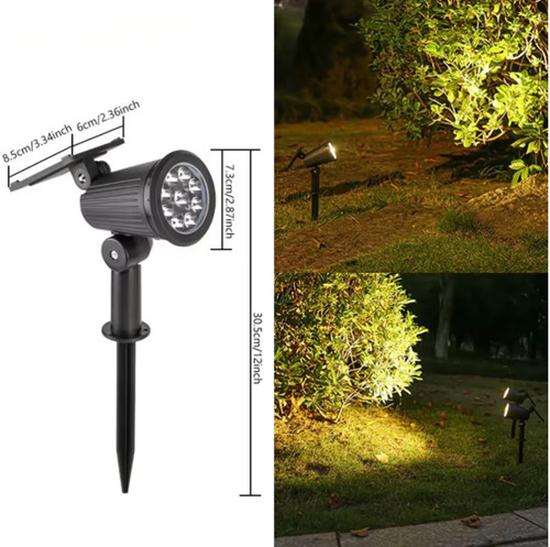 Spot solaire jardin led - 9, warm