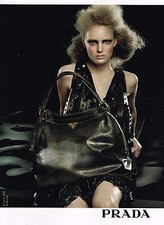 2009 ADVERTISING ADVERTISING 104 PRADA leather goods shop bag