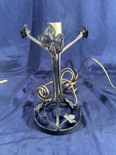 Pied lampe art déco fer - lampe,