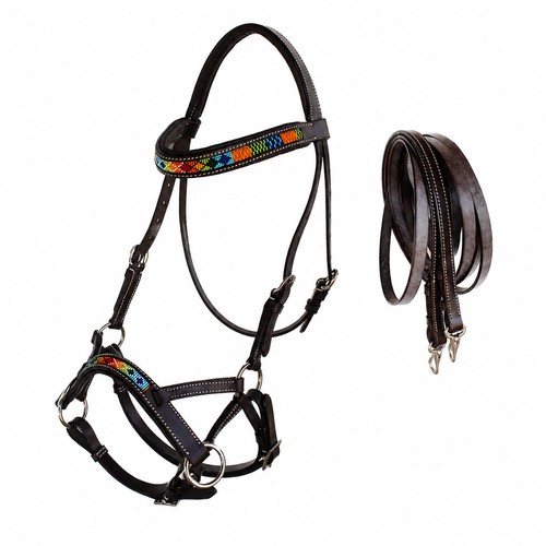 Horse western padded leather - western,