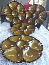 4 Assiettes à Huitre  en