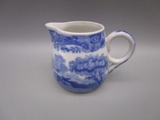 Ancien petit pichet a lait en porcelaine anglaise Copeland, Spode's Italian bleu