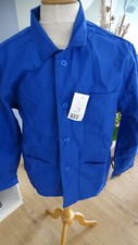 NEUF VESTE BLOUSON BLEU TRAVAIL IDEAL T.54 BUGATTI VINTAGE MODE HOMME FEMME