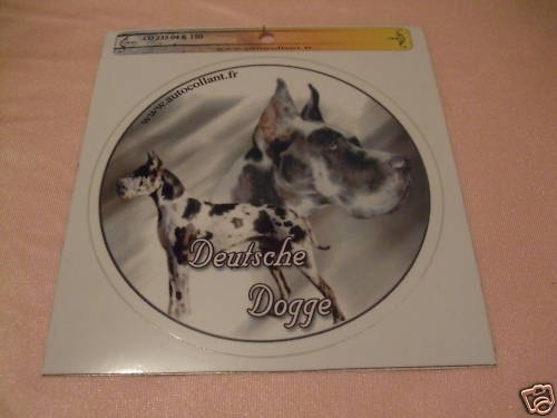 Autocollant motif chien - 1,
