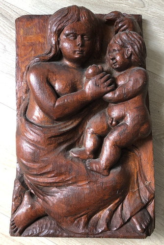 Ancienne sculpture bas relief - ancienne,
