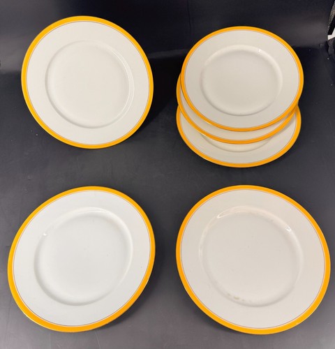 Assiettes porcelaine blanche - 6,