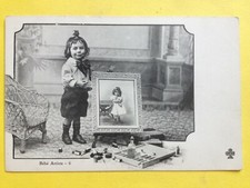 cpa de 1900 BÉBÉ ARTISTE