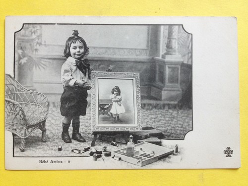 Cpa 1900 bébé - 1900, artiste