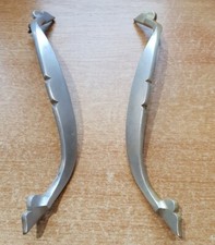 1 paire POIGNÉE D'ARMOIRE COMMODE EN MÉTAL ART DÉCO Longueur 24,5 cm