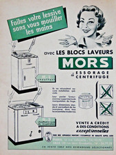 1955 PRESS AD WASHING MACHINE JAWS WASHER BLOCKS