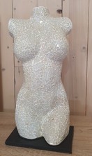 Lampe buste femme mosaique 40cm