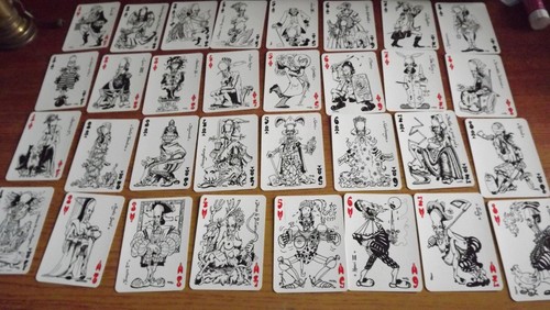 Ancien jeu cartes le - jeu, de