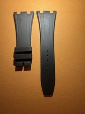 Audemars Piguet Royal Oak Offshore Black Rubber Strap 28/18 for Deployment OEM