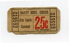 Billet Du Cirque Dailey Bros