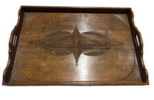 Grand plateau ancien chêne