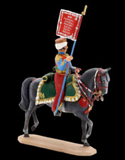 BALLADA Rider EMPIRE MAMELUCK STANDARD HOLDER Figure / Original Painting 