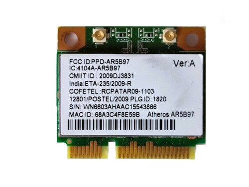 Carte wifi vis atheros - carte,