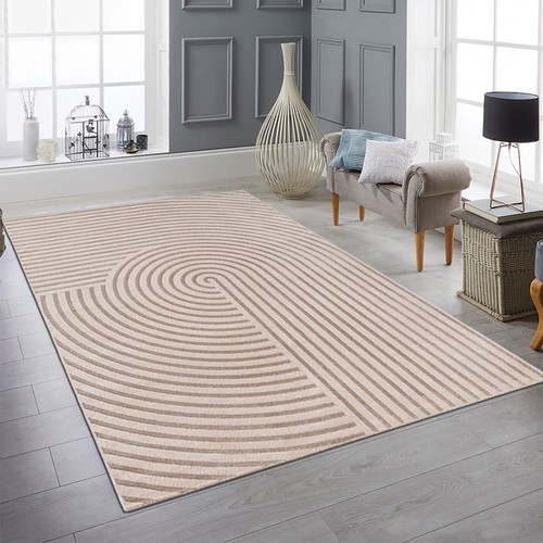 Tapis beige motif avec - beige,