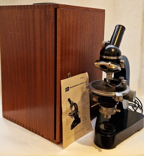 Microscope polarisant leitz - microscope,