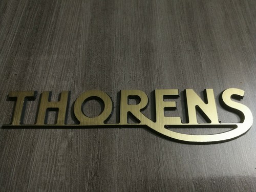 Logo thorens pvc doré - thorens,,