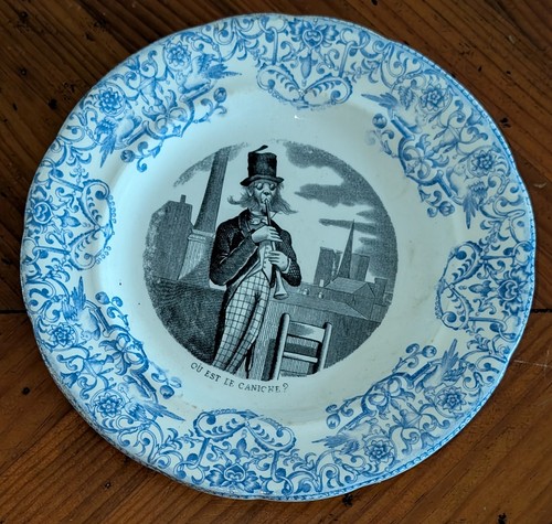 Assiette faïence gien - de,