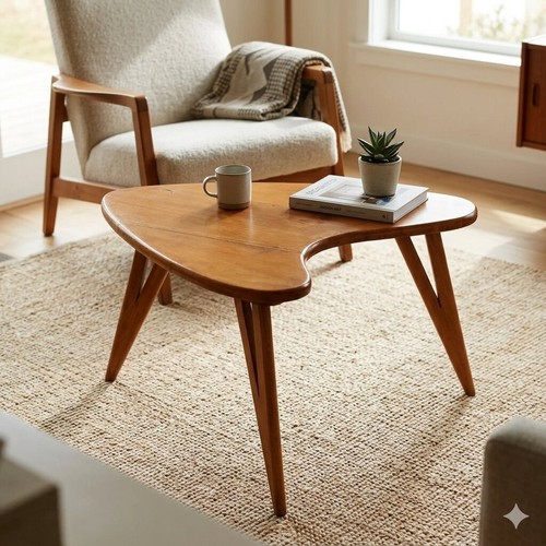 Table basse vintage bois - vintage,