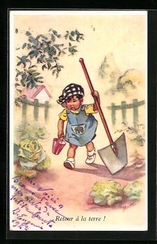 Carte postale artiste - carte,