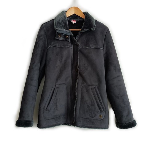 Manteau gris peau peche - de,