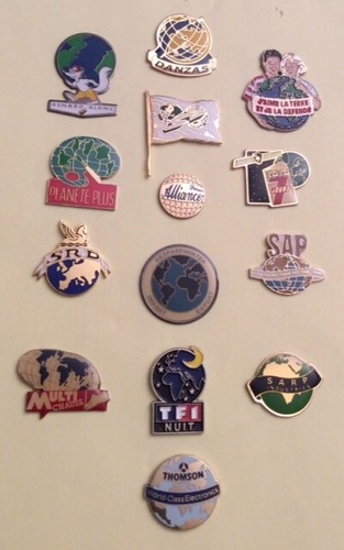 Lot pin globe earth terre - pin's,