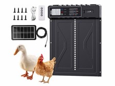Trappe automatique pour poulailler solaire et télécommandée - Royal Gardineer